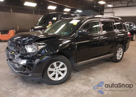 2012 Toyota Highlander Base V6 z USA, uszkodzony, nr VIN 5TDBK3EH2CS119642